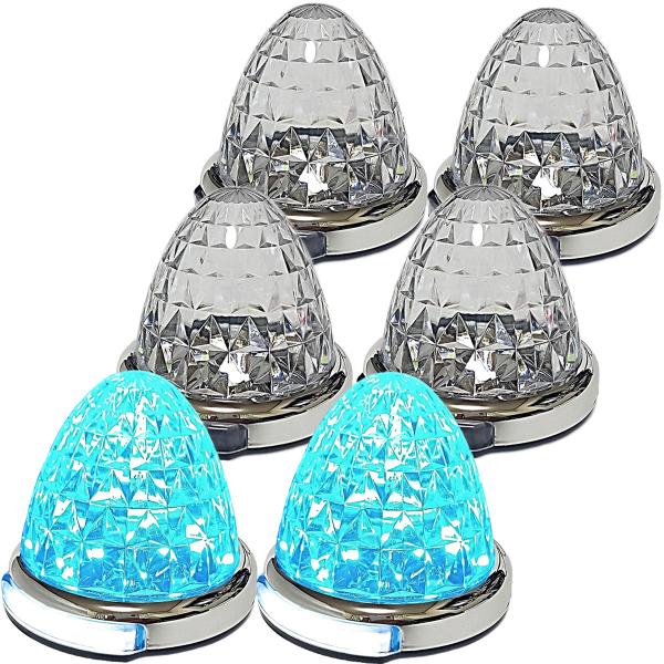 12V 24V トラック用 LED マーカーランプ 路肩灯機能付 サイド マーカー