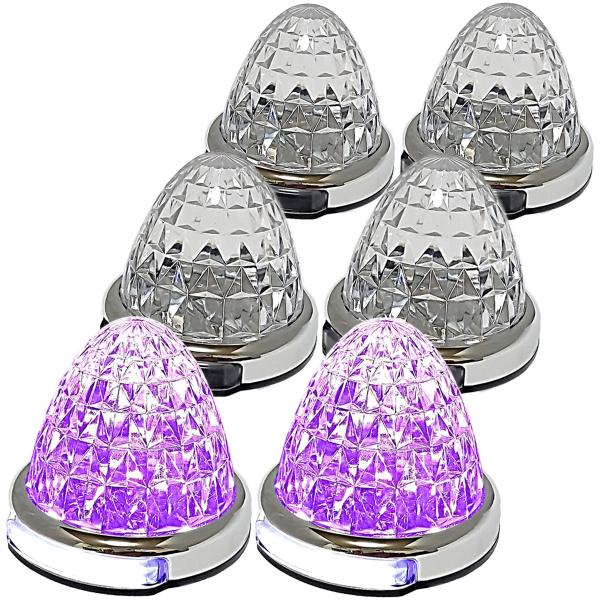 12V 24V トラック用 LED マーカーランプ 路肩灯機能付 サイド マーカー