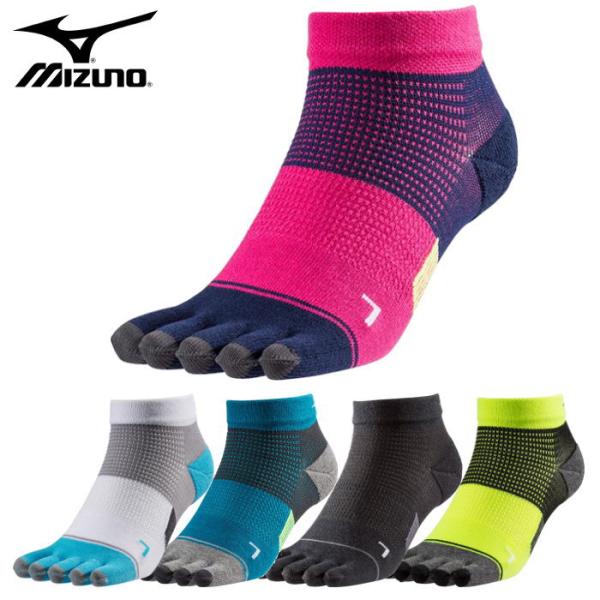 ミズノ MIZUNO ランニングソックス メンズ レディース 男女兼用 靴下 運動 トレーニング 5本指ソックス J2MX8001