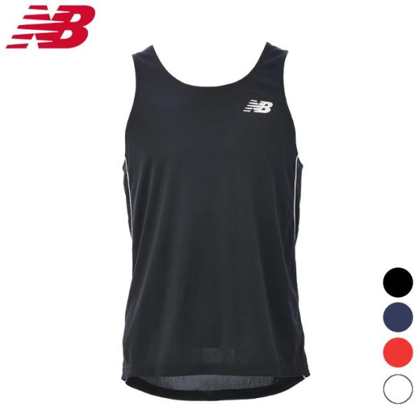 ニューバランス メンズ レーシングシャツ 陸上 駅伝 ランニングシャツ マラソン タンクトップ ノースリーブ チーム 部活 NEW BALANCE JMTR9052
