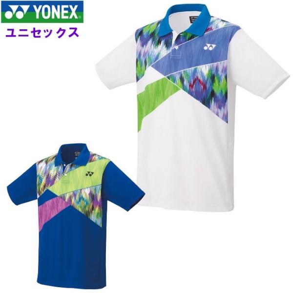 ヨネックス メンズ ゲームシャツ レディース 男女兼用 半袖シャツ Tシャツ バドミントン テニス ソフトテニス ユニフォーム 試合 スポーツ 運動 YONEX 10542