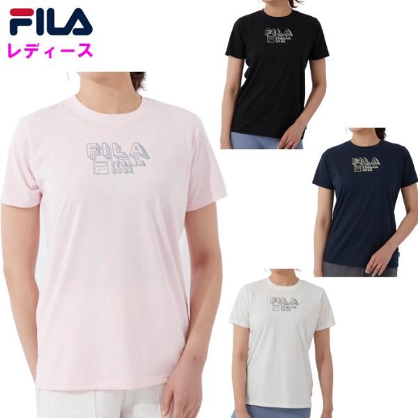 爆買 フィラ レディース 半袖Tシャツ トレーニング ランニング 運動 スポーツウェア FILA 412693
