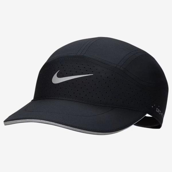 ナイキ キャップ メンズ レディース 男女兼用 帽子 ランニング スポーツキャップ アウトドア Dri-FIT ブラック NIKE FB5681-010
