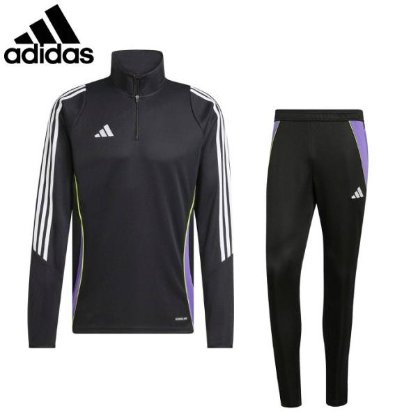 爆買 アディダス ティロ24 トレーニングトップ+パンツ 上下セット メンズ サッカー フットサル スポーツ トレーニングウェア セットアップ adidas HAS96-KNS67