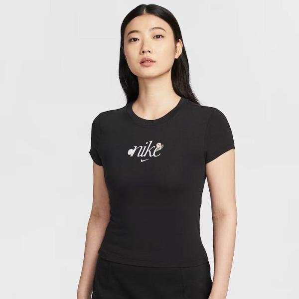 ナイキ レディース Tシャツ 半袖 トップス ランニング 運動 スポーツ トレーニング ジム 普段着 ブラック NIKE HF9723-010