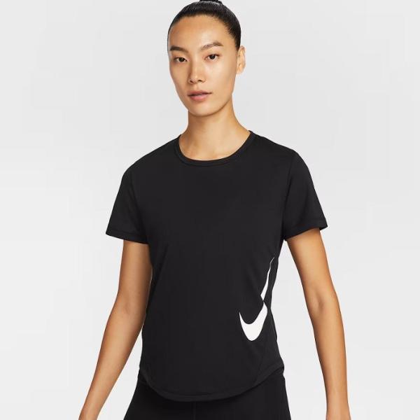 ナイキ レディース Tシャツ 半袖 シャツ ランニング マラソン スポーツウェア トレーニングウェア 運動 ブラック NIKE HV2773-010