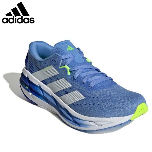 アディダス メンズ ランニングシューズ アディスター4 マラソン 陸上 駅伝 ランニング スポーツ トレーニング 運動 ブルー adidas JR0315