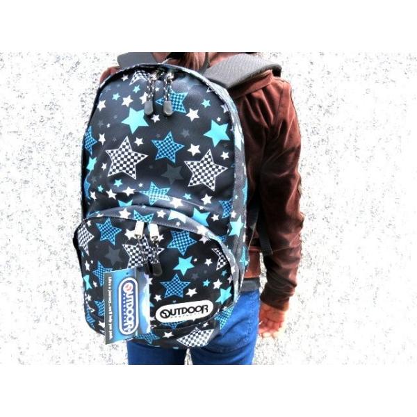 OU ブラック スター 新品 人気 OUTDOOR アウトドア リュックサック