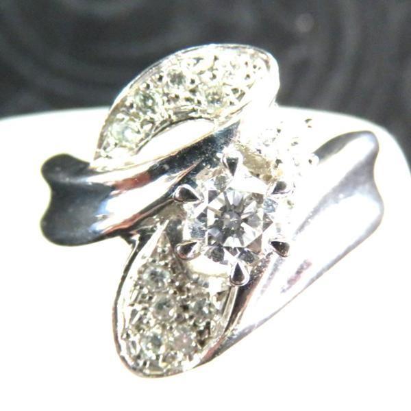 HB 指輪 Pt900 ダイヤモンド リング 0.454ct 13号 10.5g 豪華 超