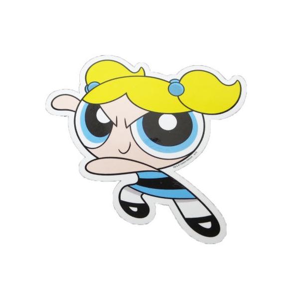 パワーパフガールズ ステッカー バブルス アメキャラ アメコミ