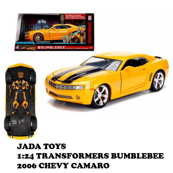 Jada JADATOYS 1/24 TRANSFORMERS BUMBLEBEE 2006 CHEVROLET CAMARO
