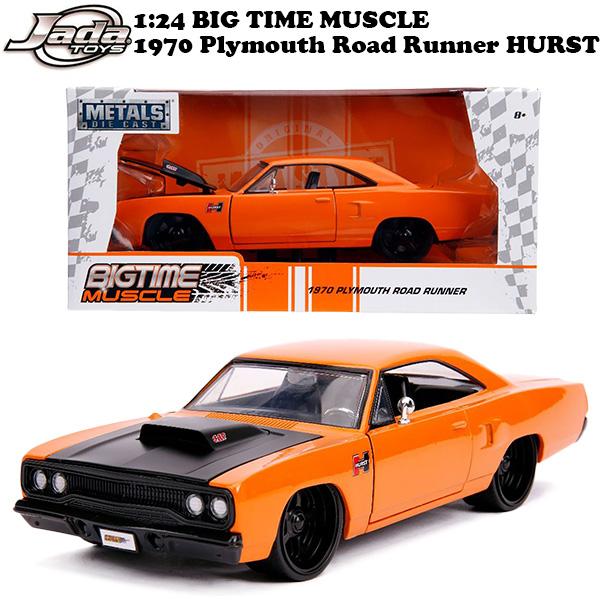 jada toys 1/24 1970 プリムス ロードランナー Amazon.com: Big Time Muscle 1:24 1970 Plymouth Road Runner