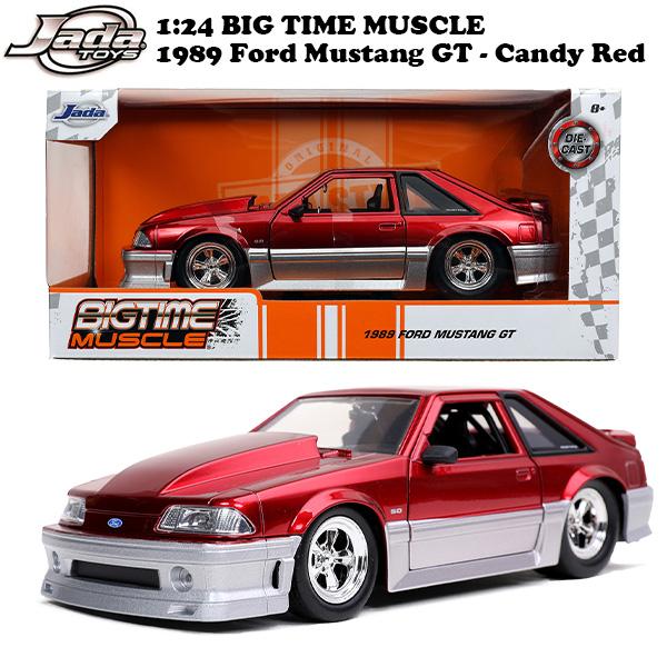 Jada フォード マスタング gt ミニカー アメ車 レッド 1/24 ダイ