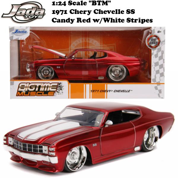 Jadatoys 1 24 Btm 1971 Chevy Chevelle Ss ミニカー シボレー シェベル ダイキャストミニカー レッド アメ車 Btm Chevelle Ss2 Fun Funny 通販 Yahoo ショッピング