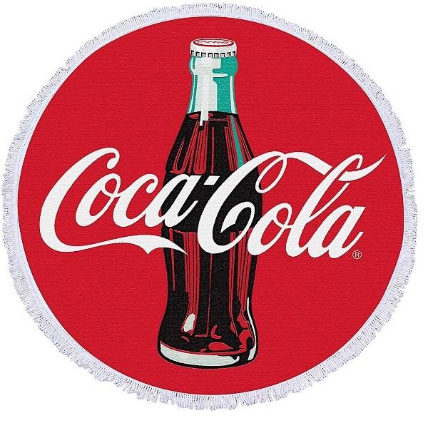 Coca Cola COKE ROUND BEACH TOWEL コカコーラ―丸型タオル