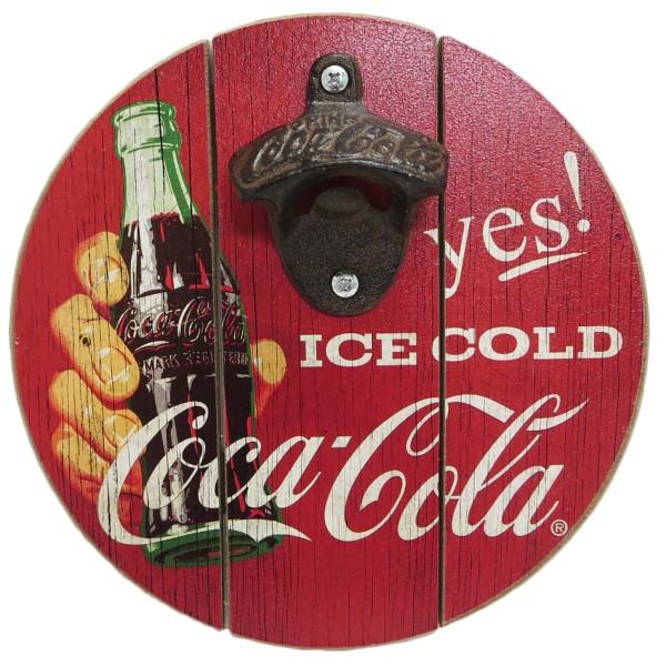 Coca Cola（コカコーラ） 8”ラウンド ボトルキャップ オープナー Coca