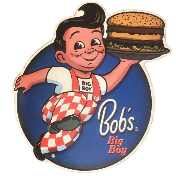 アメリカ生まれのファミリーレストランビッグボーイのダイナー丸形看板
