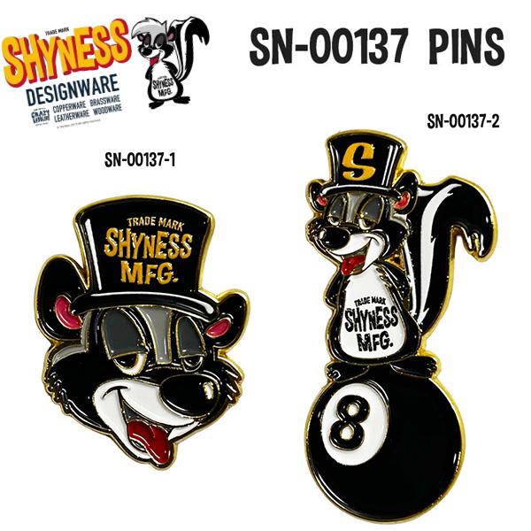 SHYNESS ピンズ アメリカン キャラクター グッズ 大人 向け ピンバッチ