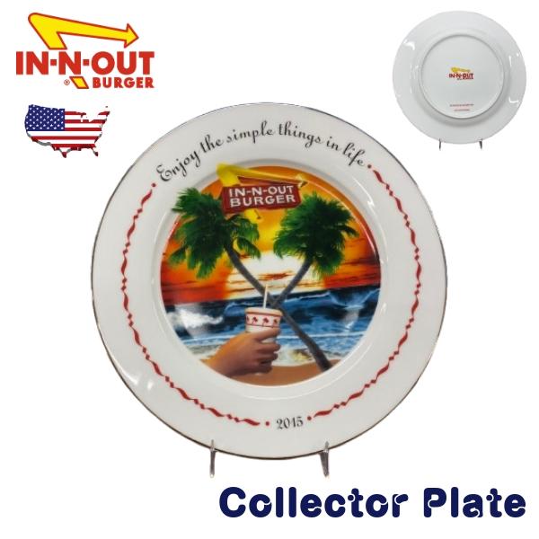 In-N-Out Burger In-N-Out ハンバーガー 2015 飾り皿 インアンドアウト