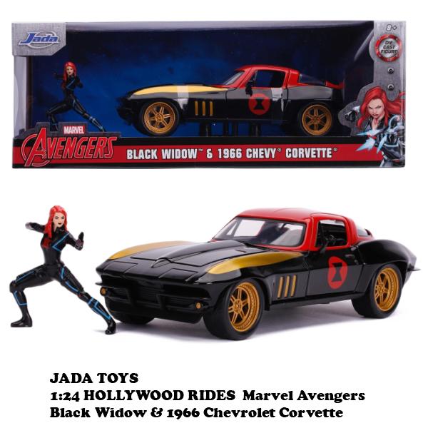 アメコミ　アベンジャーズ　ミニカー Jada ブラックウィドウ ミニカー マーベル アベンチャーズ
