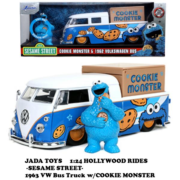 Jada JADATOYS セサミストリート ミニカー クッキーモンスター