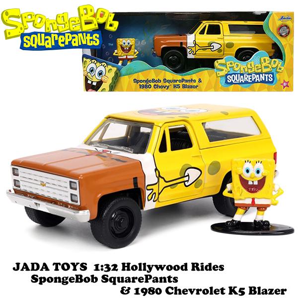 スポンジボブミニカー Jada JADATOYS 1/32 スポンジボブ ミニカー フィギュア付き 1980