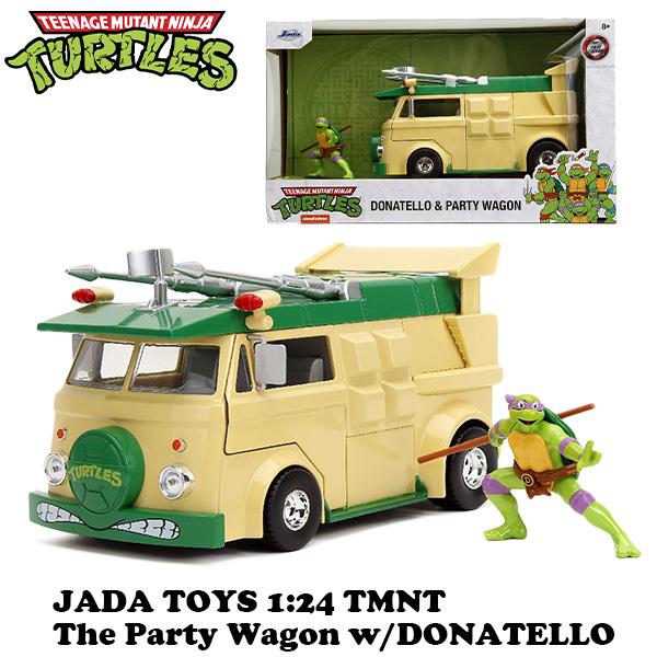 Jada ニンジャ タートルズ ミニカー 1/24 ドナテロ フィギュア付 Jada ニンジャ タートルズ ミニカー 1/24 ドナテロ フィギュア付