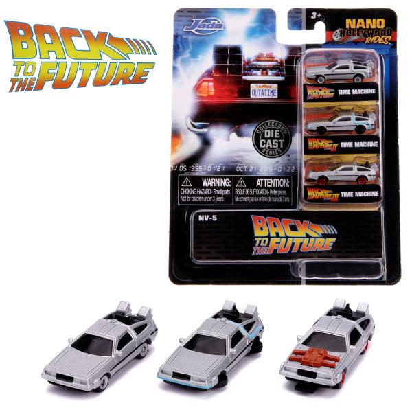 Jada バックトゥザフューチャー ミニカー 3台セット 1.65inch Jada バックトゥザフューチャー ミニカー 3台セット 1.65inch