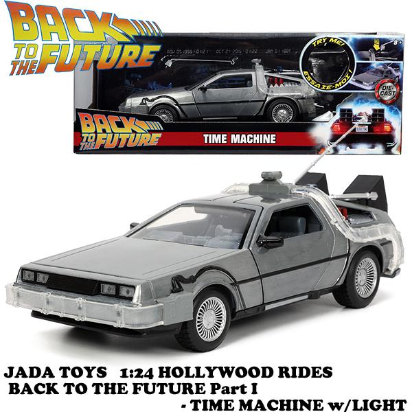 Jada バックトゥザフューチャー 1 ミニカー 1/24 デロリアン Jada バックトゥザフューチャー 1 ミニカー 1/24 デロリアン