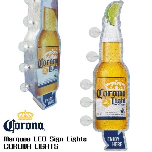 コロナビール 電飾看板 マーキーLEDサインライト 缶 24本 瓶