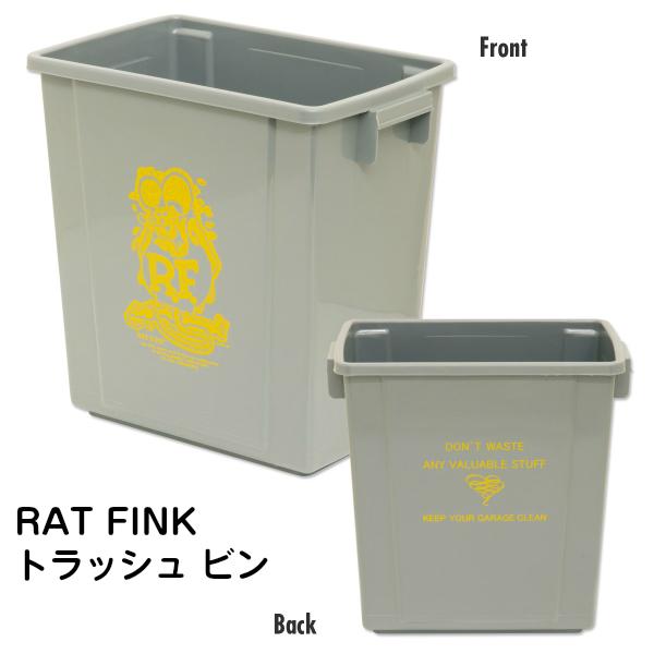 ラットフィンク　RatFink　ゴミ箱 RatFink/ゴミ箱】ラットフィンク/ダストボックス/ブラック 商品詳細