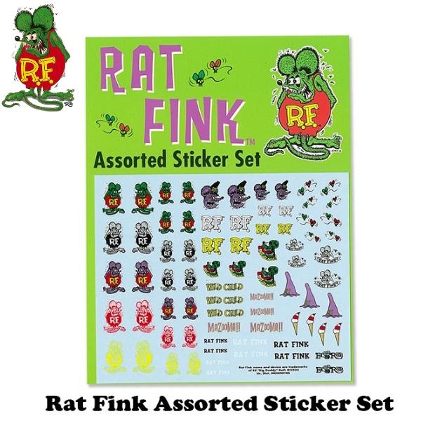 ラットフィンクの水貼りデカール定番の Standing Rat Fink、Face、MAZOOMA!!、Skull Fly などRat Fink 人気デザインが アソートになって水貼りステッカーとして登場。ネイルやスマートフォン、フィギュア...