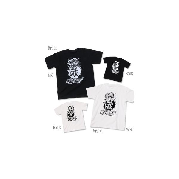 ラットフィンク tシャツ メンズ 半袖 白 黒 大きいサイズ ムーンアイズ ラットフィンク モノ tシャツ Tシャツ S/M/L/XLサイズ ブラック ホワイト アメリカン雑貨