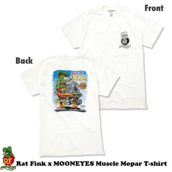 RAT FINK（ラットフィンク） x ムーンアイズ コラボ tシャツ メンズ 