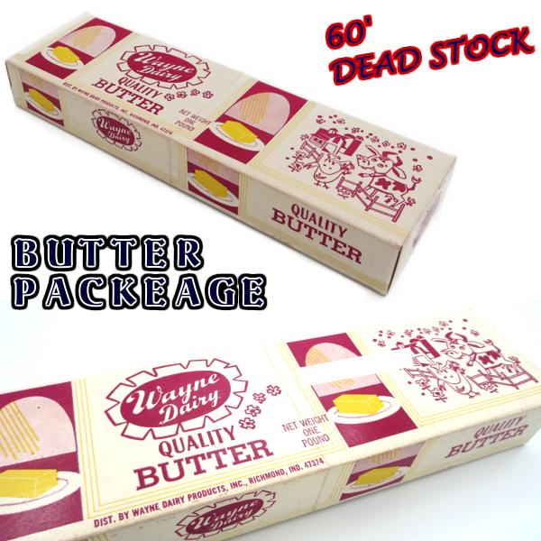 アメリカ製 BUTTER PACKAGE バターパッケージ【デッドストック