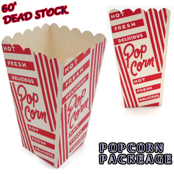 アメリカ製 POPCORN PACKAGE ポップコーンパッケージ デッドストック