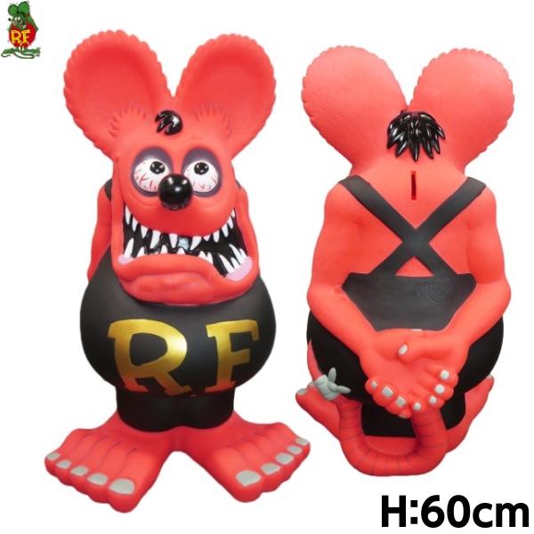 Rat Fink フィギュア / ラットフィンク 巨大貯金箱（レッド） RAT FINK ファンコ ラットフィンク ジャンボコインバンク レッド