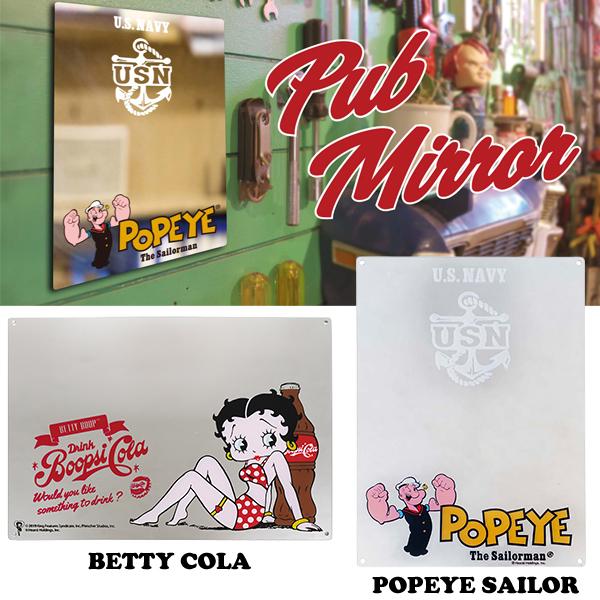 BETTY BOOP（ベティ ブープ） パブミラー ベティ ポパイ BETTY COLA