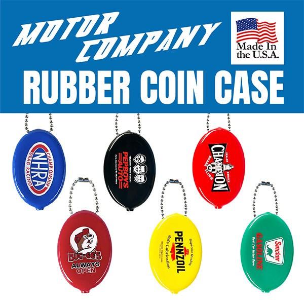 アメリカン ラバー コインケース キーホルダー モーター＆ガレージ 小銭入れ おしゃれ アメリカン雑貨 アメリカ雑貨 アメカジ アメリカ製 アメリカン