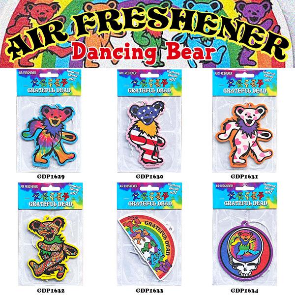 芳香剤 グレイトフルデッド ダンシングベアー 車 吊り下げ アメリカン