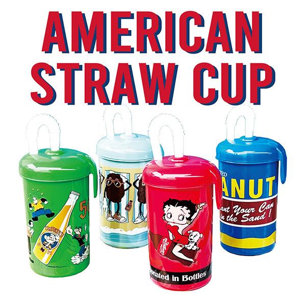 BETTY BOOP（ベティ ブープ） アメリカン ストロー付きカップ 蓋付き