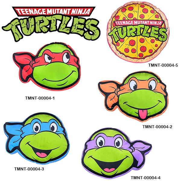 タートルズ グッズ ダイカット クッション ニンジャ キャラクター ピサ
