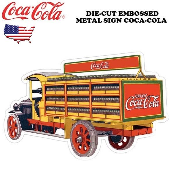 Coca Cola（コカコーラ） ヴィンテージ トラック ブリキ看板