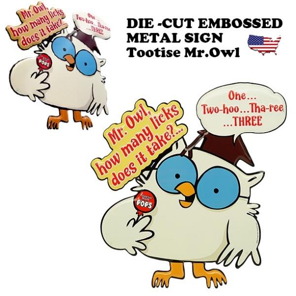 ブリキ看板 アメリカン アンティーク トッツィーポップス Tootsie Mr