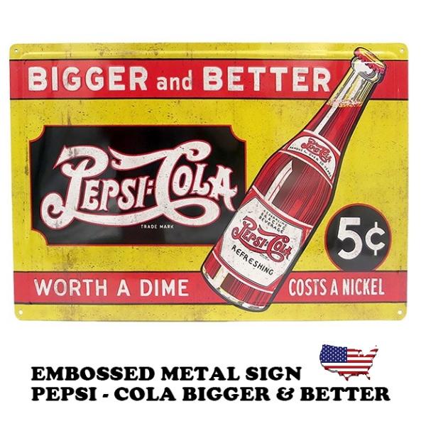 トラスト ペプシコーラ 旧ロゴ 看板 Pepsi-Cola サイン アメトイ