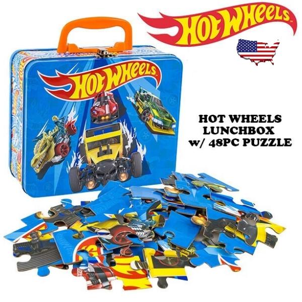 HOT WHEELS ホットウィール ランチ ボックス パズル付き 車