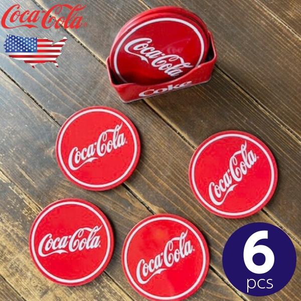 Coca Cola（コカコーラ） コースター セット 6枚入り 雑貨 グッズ
