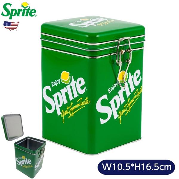 Coca Cola スプライト キャニスター缶 四角 保存容器 密閉
