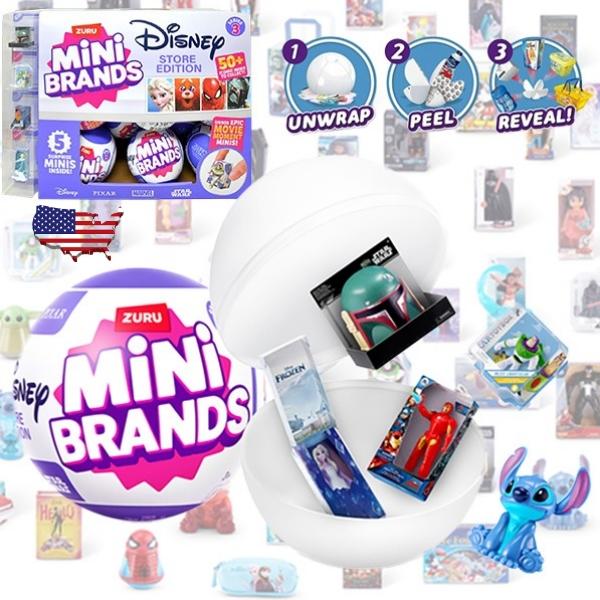 ZURU ミニチュア ガチャガチャ ZURU 5 SURPRISE DISNEY STORE MINI