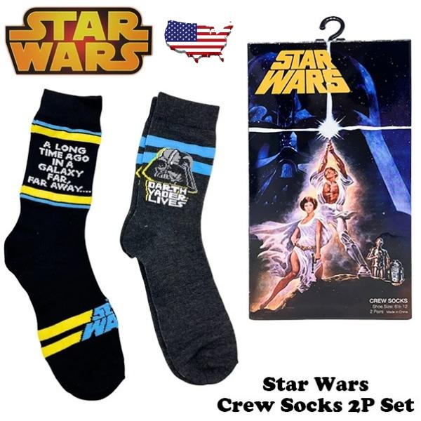 STAR WARS（スター・ウォーズ） 靴下 2足セット クルーソックス グッズ